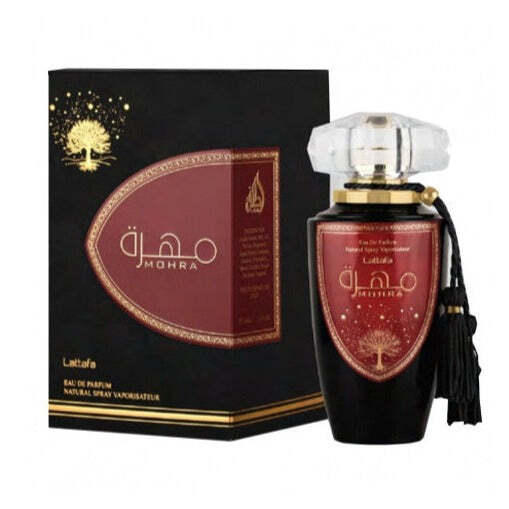 Lattafa Mohra by Lattafa | Eau de Parfum Spray 3.4 oz Unisex | Aromatic Floral Fragrance