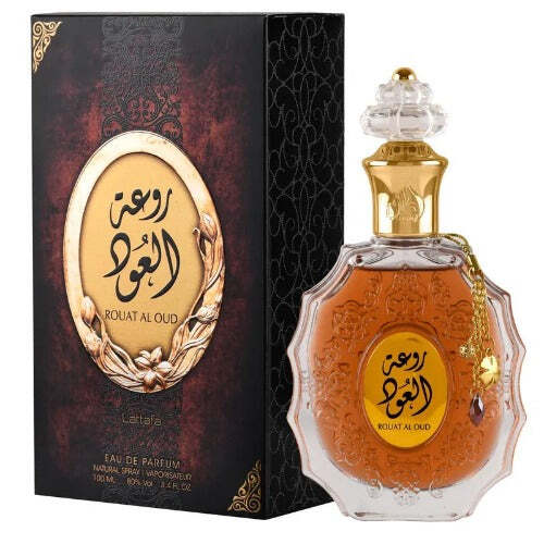 Lattafa Rouat Al Oud by Lattafa | Eau de Parfum Spray 3.4 oz Unisex | Floral Oud Fragrance