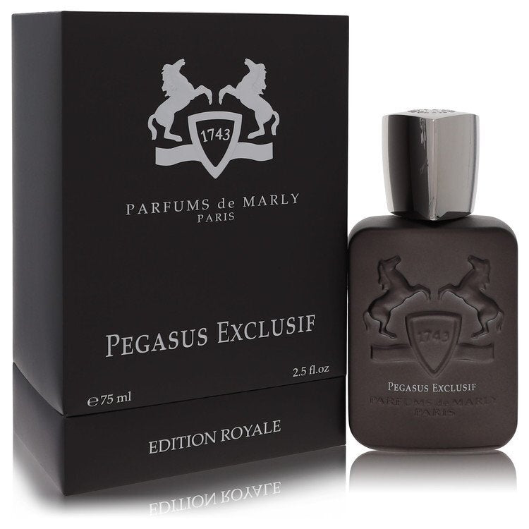 Pegasus Exclusif by Parfums de Marly – Luminous Aromatic Fougere Men's Eau de Parfum | Heliotrope, Almond & Sandalwood | 2.5 oz EDP
