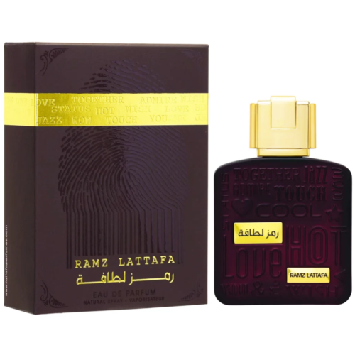 Lattafa Ramz Gold by Lattafa | Eau de Parfum Spray 3.4 oz Unisex | Oriental Fruity Fragrance