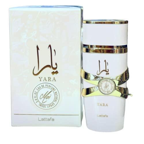 Lattafa Yara Moi by Lattafa | Eau de Parfum Spray 3.4 oz Women | Amber Floral Fragrance