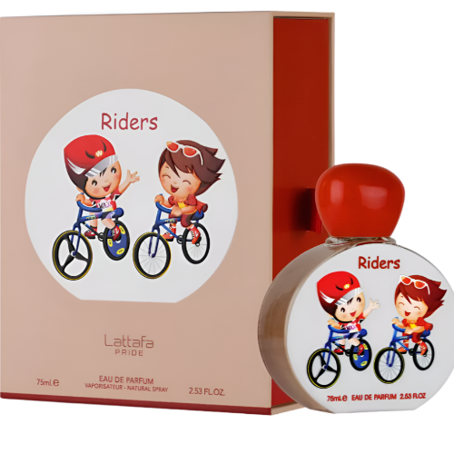 Lattafa Pride Riders for Kids by Lattafa | Eau de Parfum Spray 2.5 oz Kids | Citrus Floral Fragrance