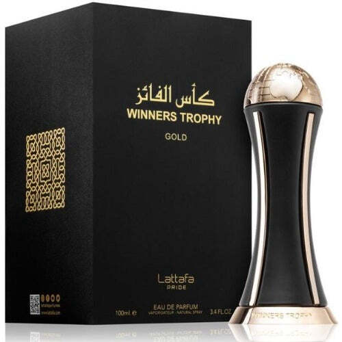Lattafa Pride Winners Trophy Gold by Lattafa | Eau de Parfum Spray 3.4 oz Unisex | Floral Fruity Fragrance