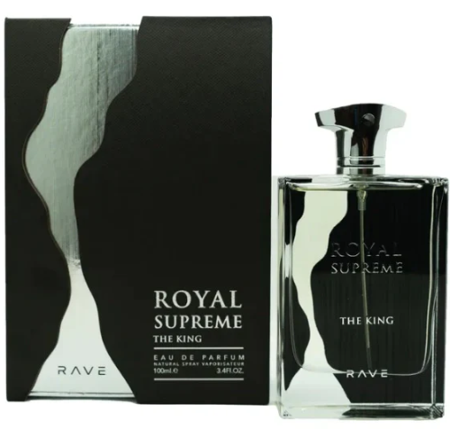 Lattafa Royal Supreme The King by Lattafa | Eau de Parfum Spray 3.4 oz Men | Oriental Woody Fragrance