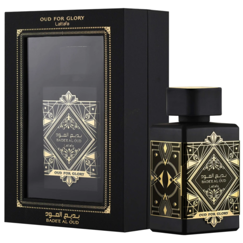 Lattafa Badee Al Oud for Glory by Lattafa | Eau de Parfum Spray 3.4 oz Unisex | Woody Oud Fragrance