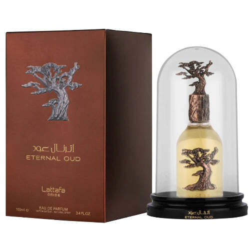 Lattafa Pride Eternal Oud by Lattafa | Eau de Parfum Spray 3.4 oz Unisex | Amber Oud Fragrance