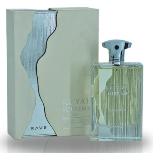 Lattafa Royal Supreme Conquer by Lattafa | Eau de Parfum Spray 3.4 oz Men | Oriental Woody Fragrance