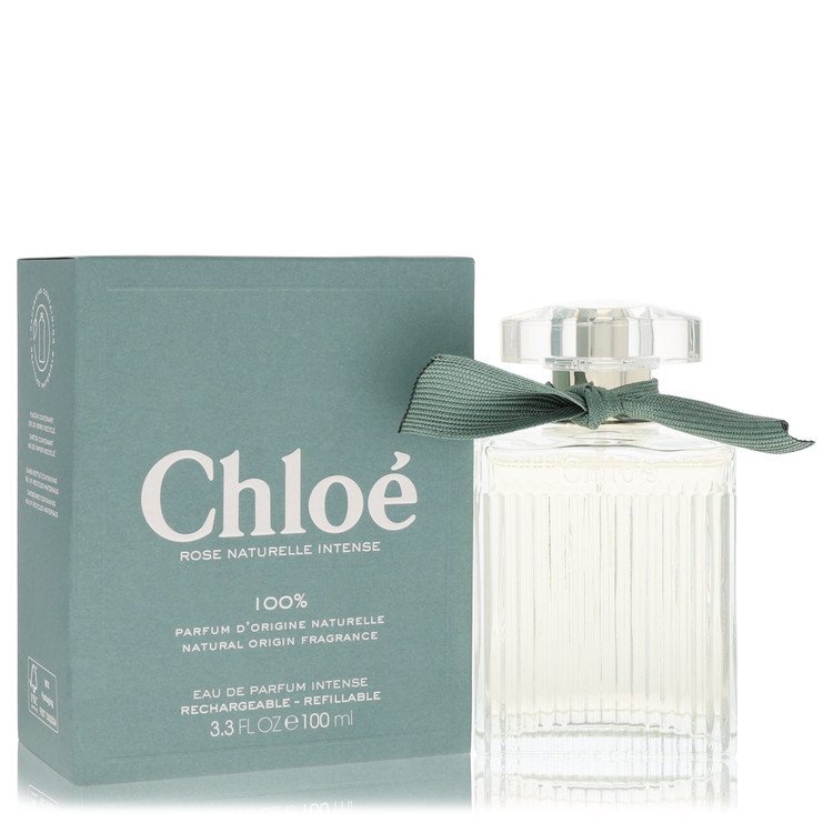 Chloé Rose Naturelle Intense by Chloé – Intense Floral Women's Eau de Parfum | Refillable | Rose, Magnolia & Musk | 3.3 oz EDP
