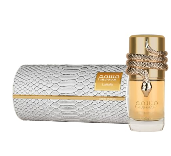 Lattafa Musamam White Intense by Lattafa | Eau de Parfum Spray 3.4 oz Tester Unisex | Oriental Woody Fragrance
