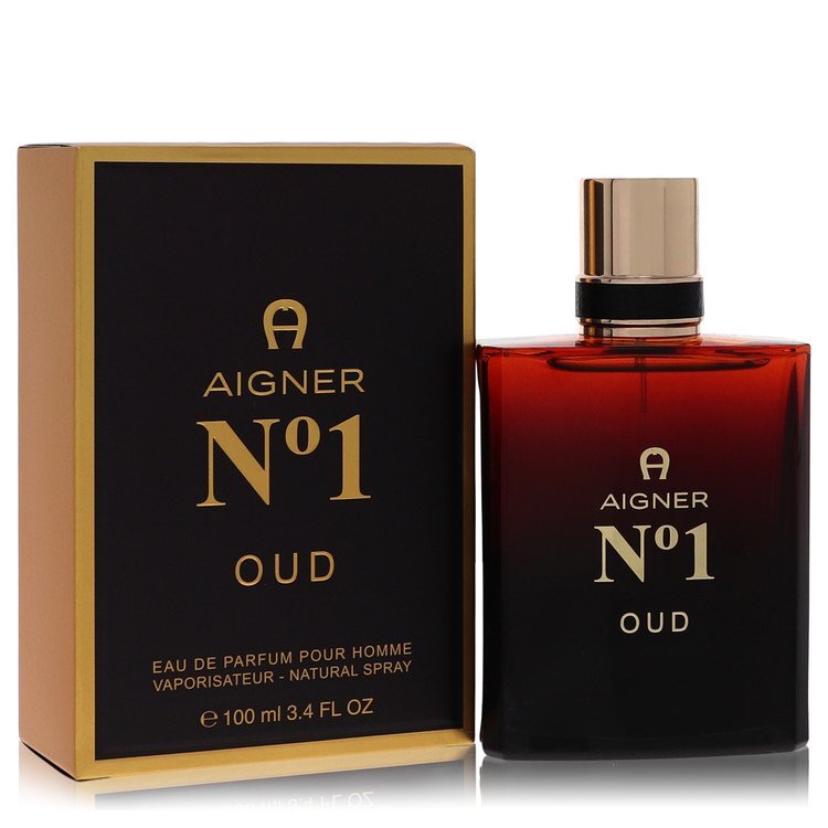 Aigner No. 1 Oud by Etienne Aigner – Rich Woody Oud Men's Eau de Parfum | Bergamot, Oud & Sandalwood | 3.4 oz EDP