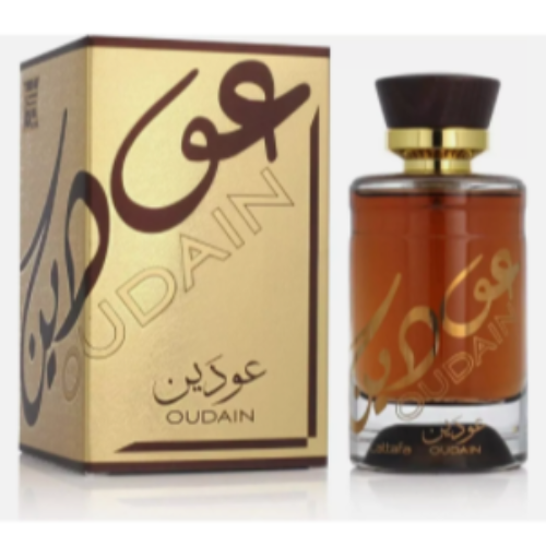 Lattafa Oudain by Lattafa | Eau de Parfum Spray 3.4 oz Unisex | Oriental Spicy Fragrance