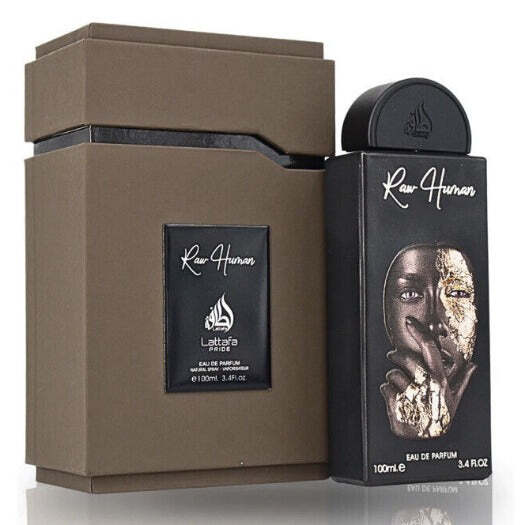 Lattafa Pride Raw Human Eau de Parfum | Apricot Plum Pink Pepper Osmanthus Leather Olibanum | Unisex 3.4 oz