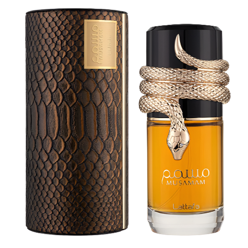 Lattafa Musamam Eau de Parfum | Mandarin Lavender Saffron Geranium Cedar Frankincense Akigalawood | Unisex 3.4 oz