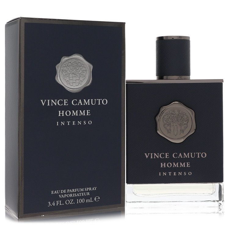 Vince Camuto Homme Intenso by Vince Camuto – Intense Woody Men's Eau de Parfum | Bergamot, Cardamom & Vetiver | 3.4 oz EDP