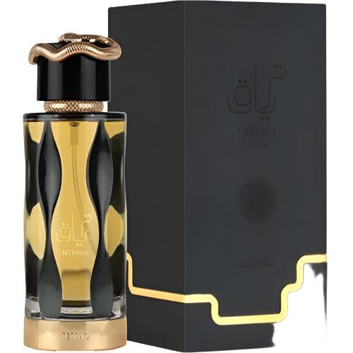 Lattafa Teriaq Intense Eau de Parfum Tester | Gourmand Oriental Caramel Honey Rose Leather Vanilla | Unisex 3.4 oz