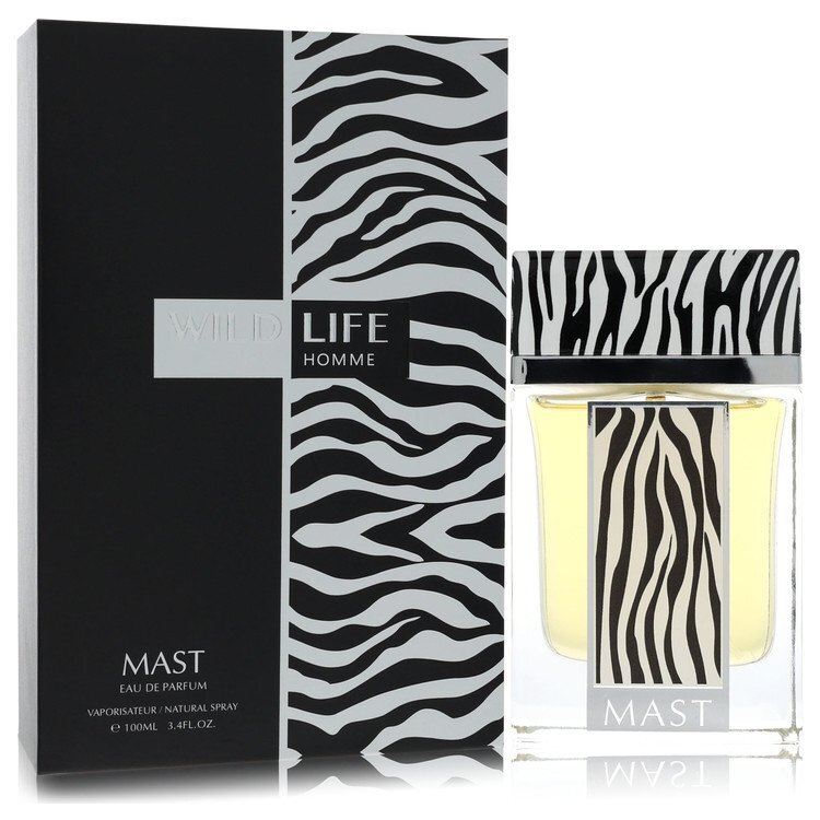 Bharara Mast Wild Life by Bharara Beauty – Fresh Green Men's Eau de Parfum | Bergamot, Vetiver & Cedarwood | 3.4 oz EDP