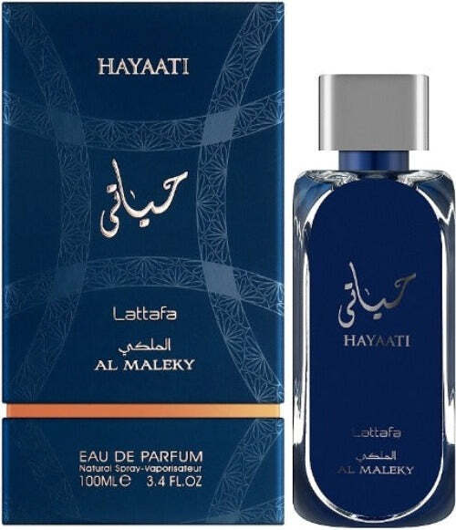 Lattafa Hayaati Al Maleky by Lattafa | Eau de Parfum Spray 3.4 oz Unisex | Oriental Woody Fragrance