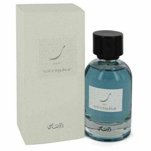 Rasasi Sotoor Raa Eau de Parfum | Bergamot Lemon Jasmine Nutmeg Lily of the Valley Musk Patchouli | Unisex 3.3 oz