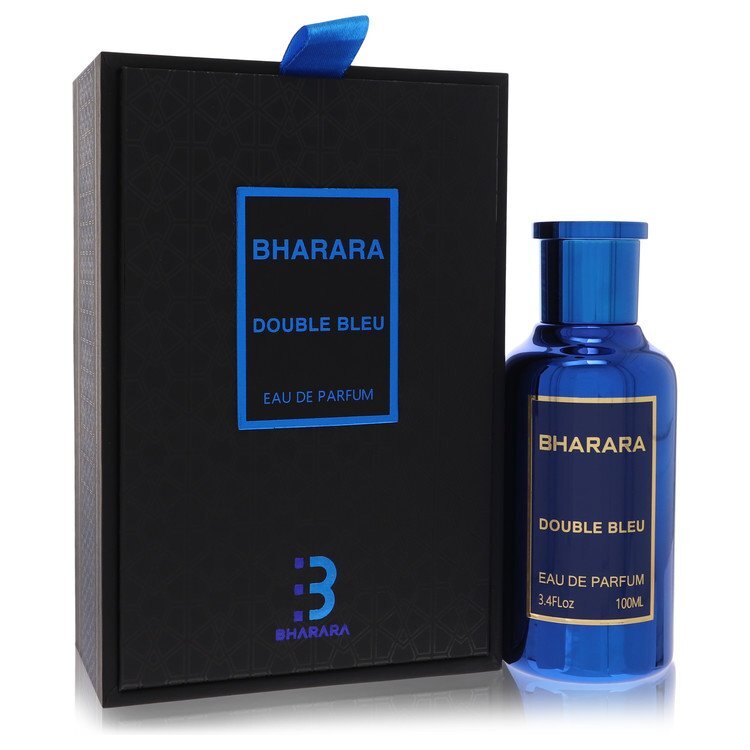 Bharara Double Bleu by Bharara Beauty – Fresh Aromatic Men's Eau de Parfum | Bergamot, Lavender & Cedarwood | 3.4 oz EDP