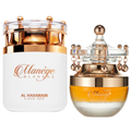Al Haramain Manege Blanche Eau de Parfum | Vanilla Saffron Patchouli Musk Guaiac Wood | Women 2.5 oz