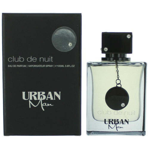 Armaf Club De Nuit Urban Man Eau de Parfum | Mint Bergamot Ginger Lavender Sandalwood Vetiver | Men 3.4 oz