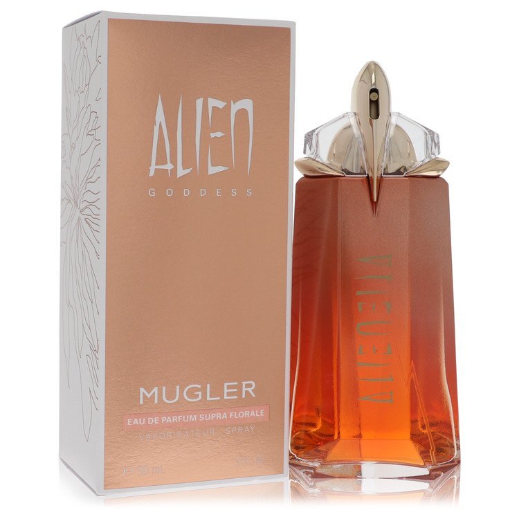 Alien Goddess Supra Floral by Thierry Mugler – Luminous Floral Women's Eau de Parfum | Jasmine, Vanilla & White Woods | 3 oz EDP