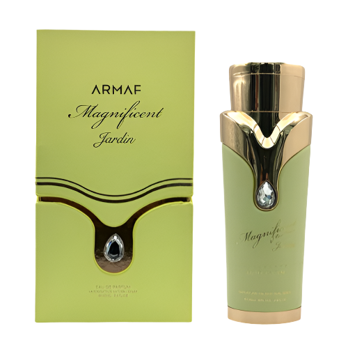 Armaf Magnificent Jardin Eau de Parfum | Jasmine Tuberose Ylang-Ylang Vanilla Sandalwood | Women 3.4 oz