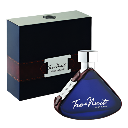 Armaf Tres Nuit Eau de Parfum | Lemon Lavender Violet Ambergris Sandalwood | Men 3.4 oz