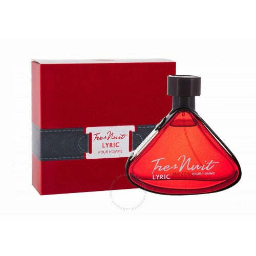 Armaf Tres Nuit Lyric Eau de Parfum | Bergamot Lavender Patchouli Amber | Men 3.4 oz