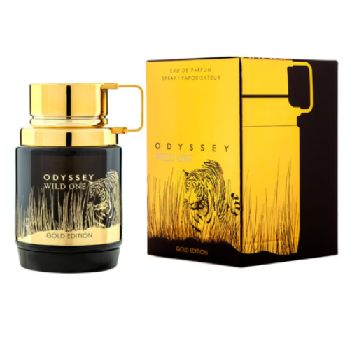 Armaf Odyssey Wild One Gold Edition Eau de Parfum | Pepper Vetiver Sandalwood Cedar | Men 3.4 oz