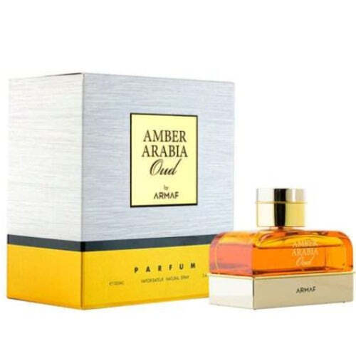 Armaf Amber Oud Arabia Eau de Parfum | Saffron Oud Patchouli Lavender | Men 3.4 oz