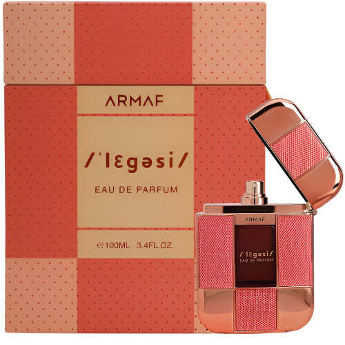 Armaf Legasi Eau de Parfum | Peach Lemon Litchi Bergamot Jasmine Cinnamon Cedar Sandalwood Musk | Women 3.4 oz