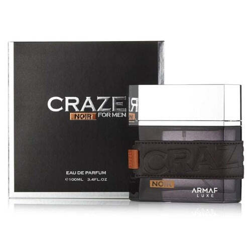 Armaf Craze Noir by Armaf | Eau de Parfum Spray 3.4 oz Men | Aromatic Gourmand Fragrance