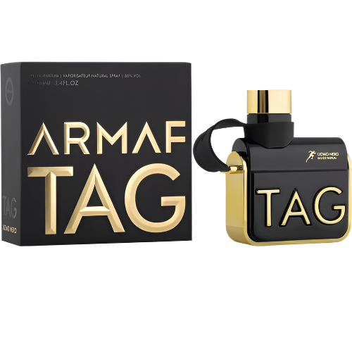 Armaf Tag Uomo Nero by Armaf | Eau de Parfum Spray 3.4 oz Men | Aromatic Spicy Fragrance