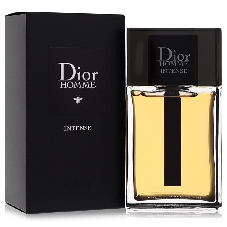 Dior Homme Intense by Christian Dior – Powdery Floral Men's Eau de Parfum | Iris, Lavender & Vetiver | 3.4 oz EDP (2020 Packaging)