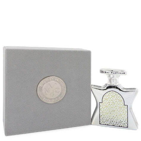 Bond No. 9 Dubai Platinum Eau de Parfum | Unisex Luxury Oud Fragrance 3.3 oz