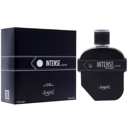Sapil Intense Noir Eau de Parfum | Men's Dark Leather Cologne 3.4 oz