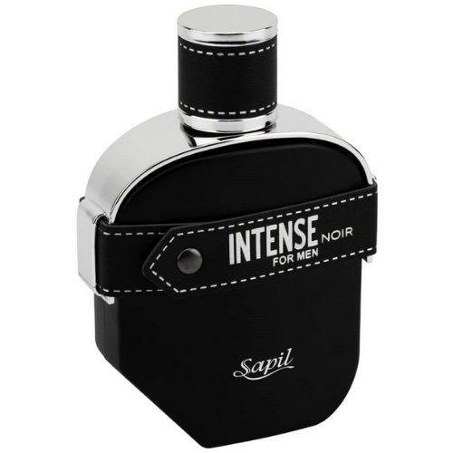 Sapil Intense Noir Eau de Parfum | Men's Dark Leather Cologne 3.4 oz