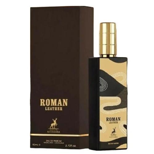 Maison Alhambra Roman Leather Eau de Parfum | Leather Musk Vetiver Honey Amber | Unisex 2.7 oz