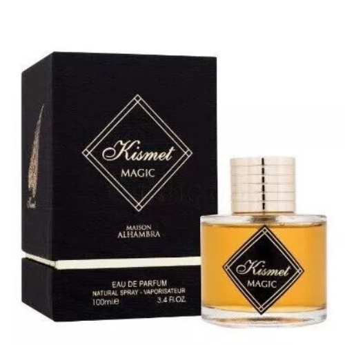 Maison Alhambra Kismet Magic Eau de Parfum | Cognac Cinnamon Tonka Bean Oak Praline Vanilla Sandalwood | Men 3.4 oz