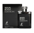Maison Alhambra Man Black Edition Eau de Parfum | Cardamom Jasmine Black Leather Patchouli White Moss Amber | Men 3.4 oz
