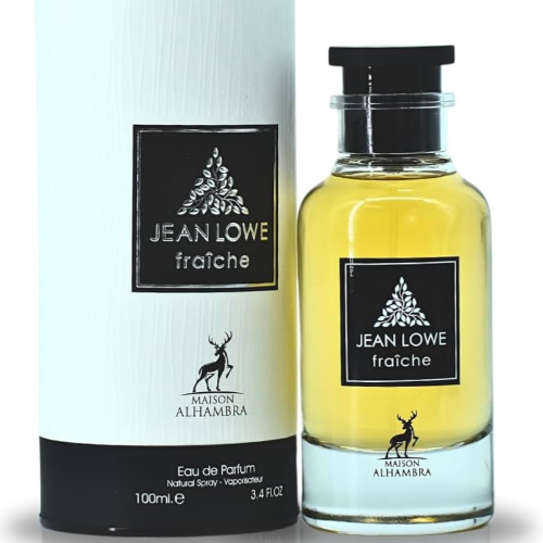 Maison Alhambra Jean Lowe Fraiche Eau de Parfum | Labdanum Patchouli Melon Jasmine Ginger Cedarwood Amber | Men 3.4 oz