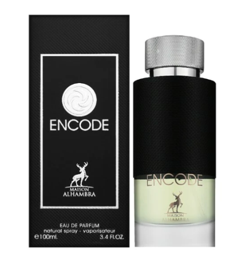 Maison Alhambra Encode Eau de Parfum | Pepper Bergamot Vetiver Sage Patchouli Cocoa Leather Ambroxan | Men 3.4 oz