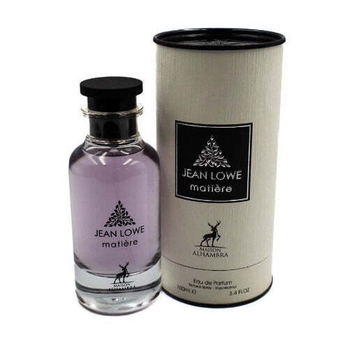 Maison Alhambra Jean Lowe Matiere Eau de Parfum | Jasmine Narcissus Rose Cyclamen Oud Patchouli Incense | Men 3.4 oz