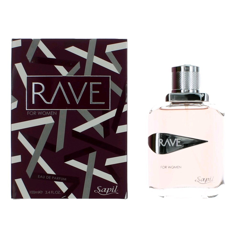 Sapil Rave Eau de Parfum | Women's Floral Iris Rose Perfume 3.4 oz