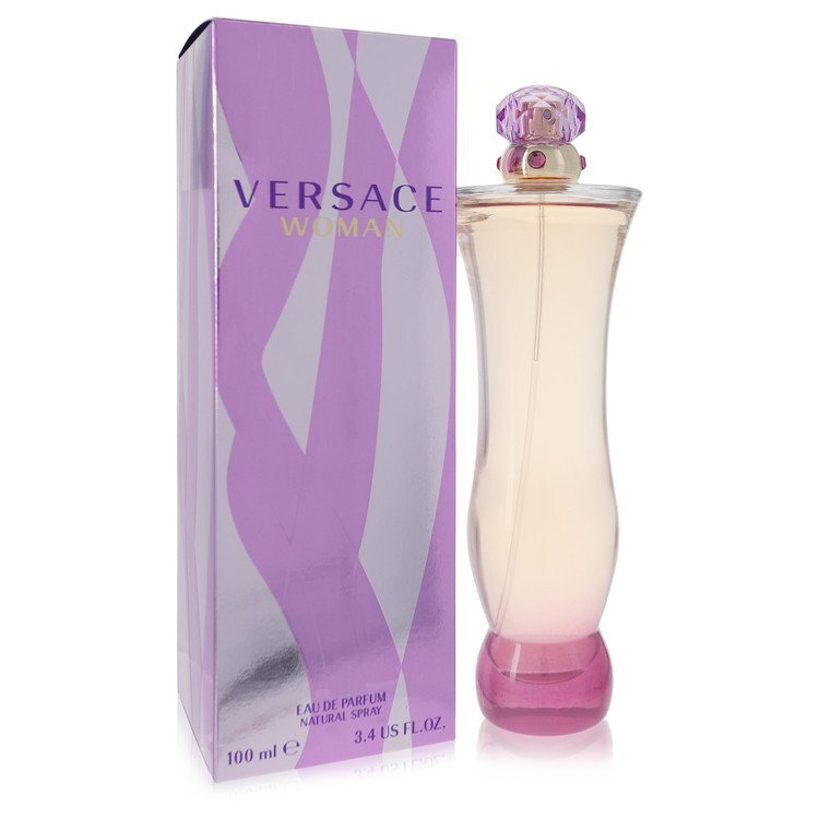 Versace Woman by Versace Eau De Parfum Spray for Women – Frangipani, Jasmine & Plum – 3.4 oz EDP