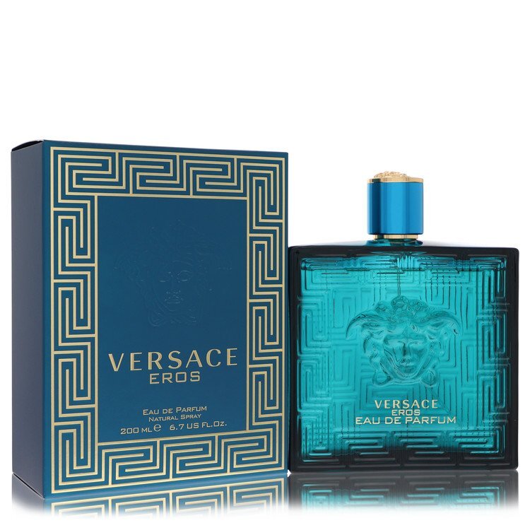 Versace Eros by Versace Eau De Parfum Spray for Men – Mint, Green Apple & Ambroxan – 6.8 oz EDP