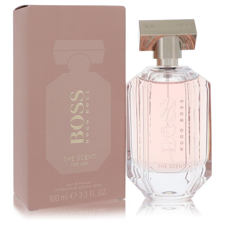 Boss The Scent by Hugo Boss Eau De Parfum Spray for Women – Peach, Osmanthus & Musk – 3.3 oz EDP