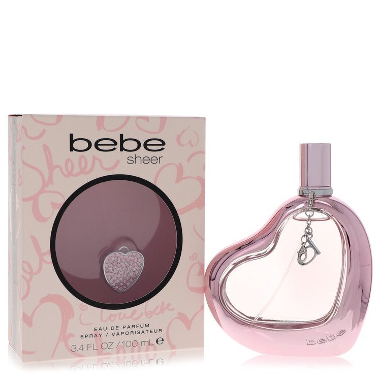 Bebe Sheer by Bebe Eau de Parfum Spray 3.4 oz | Floral Fruity Fragrance