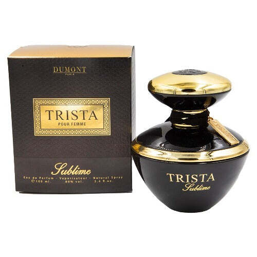 Trista Sublime Pour Femme by Dumont – Floral Fruity Women's Eau de Parfum | Rose, Jasmine & Sandalwood | 3.4 oz EDP